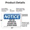Signmission Not An Entrance Please Use Other Door OSHA Notice Sign, Plastic, 24in W x 18in L, 2PK OS-2PACK-NS-P-1824-L-15148 - alternate 4